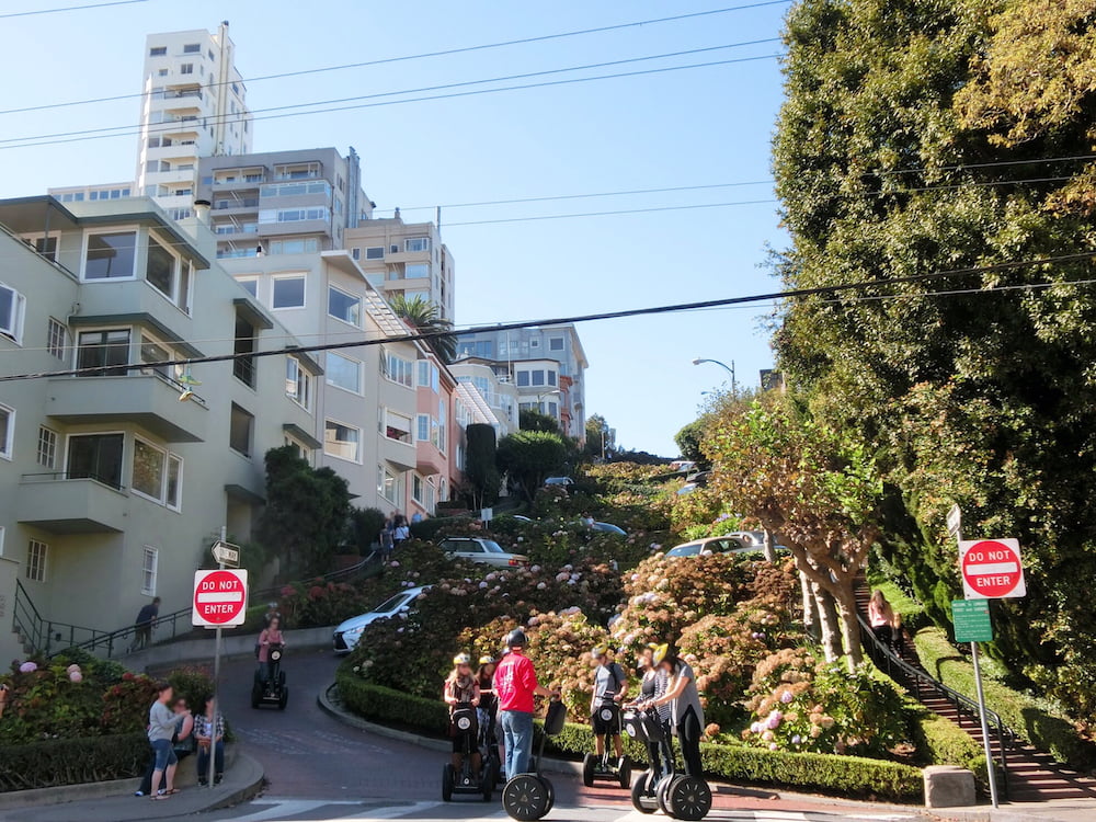 九曲花街 Lombard Street (倫巴底街) 舊金山