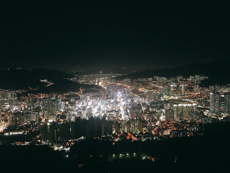 釜山私房景點 荒嶺山 夜景