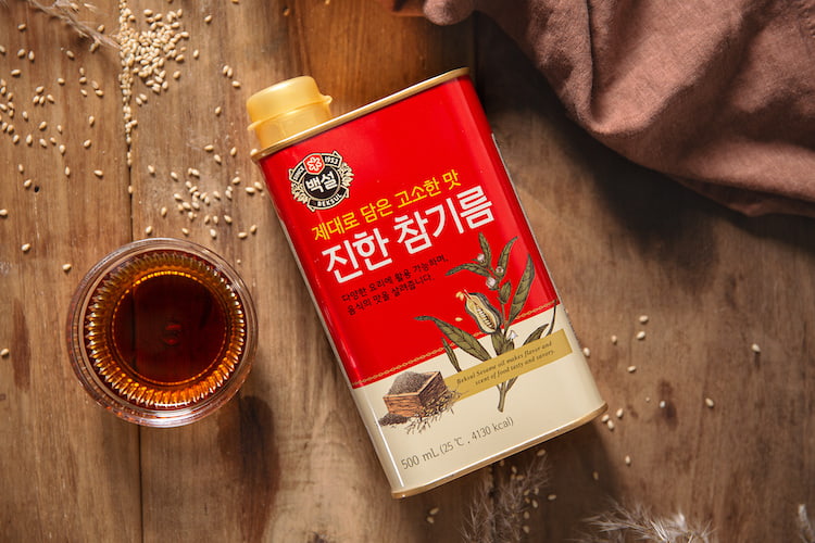 韓式醬料 芝麻油_참기름